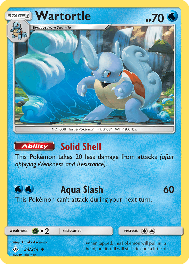 Wartortle Unbroken Bonds