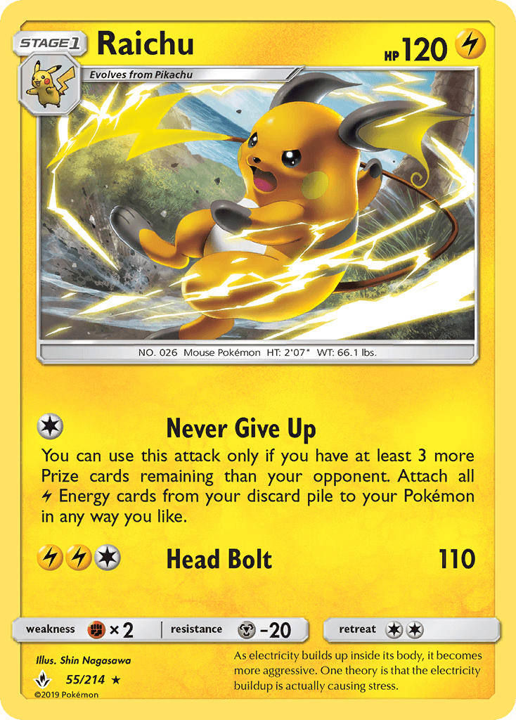 Raichu Unbroken Bonds
