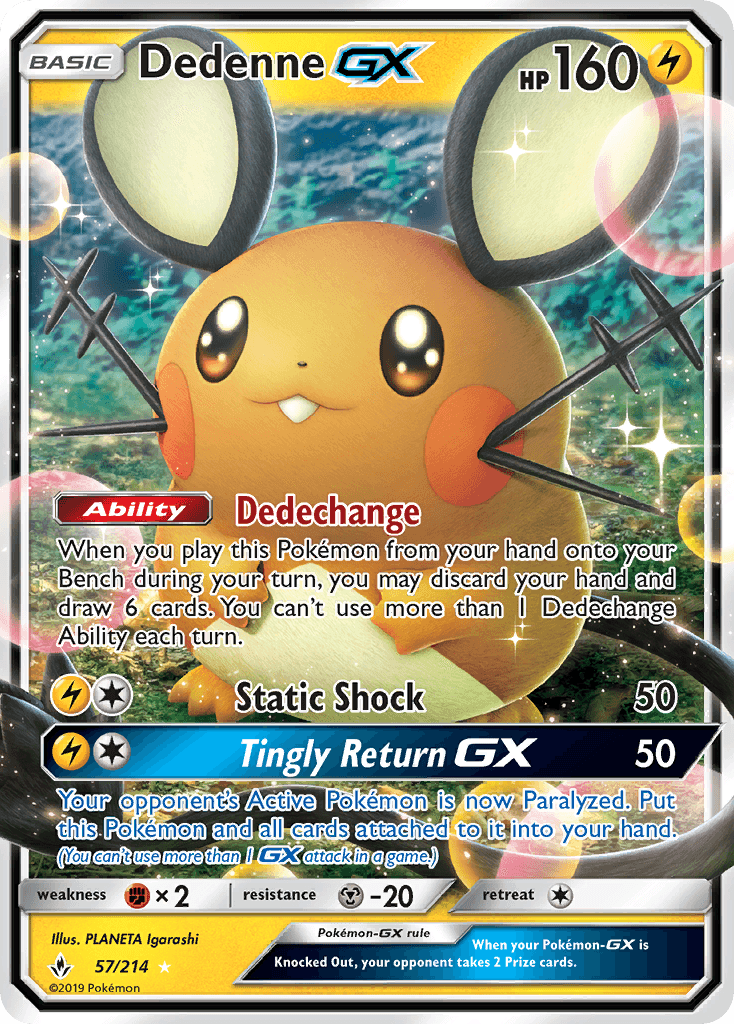Dedenne-GX Unbroken Bonds