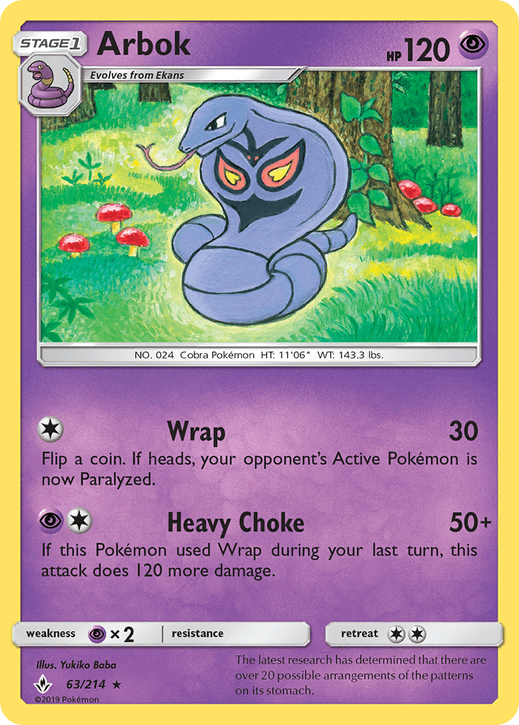 Arbok Unbroken Bonds