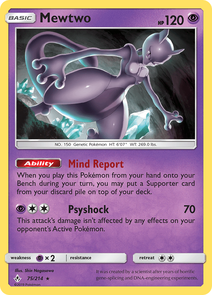 Mewtwo Unbroken Bonds