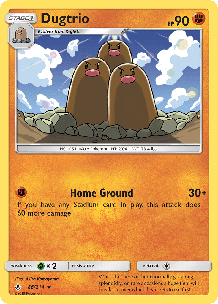Dugtrio Unbroken Bonds