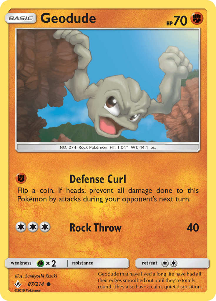 Geodude Unbroken Bonds