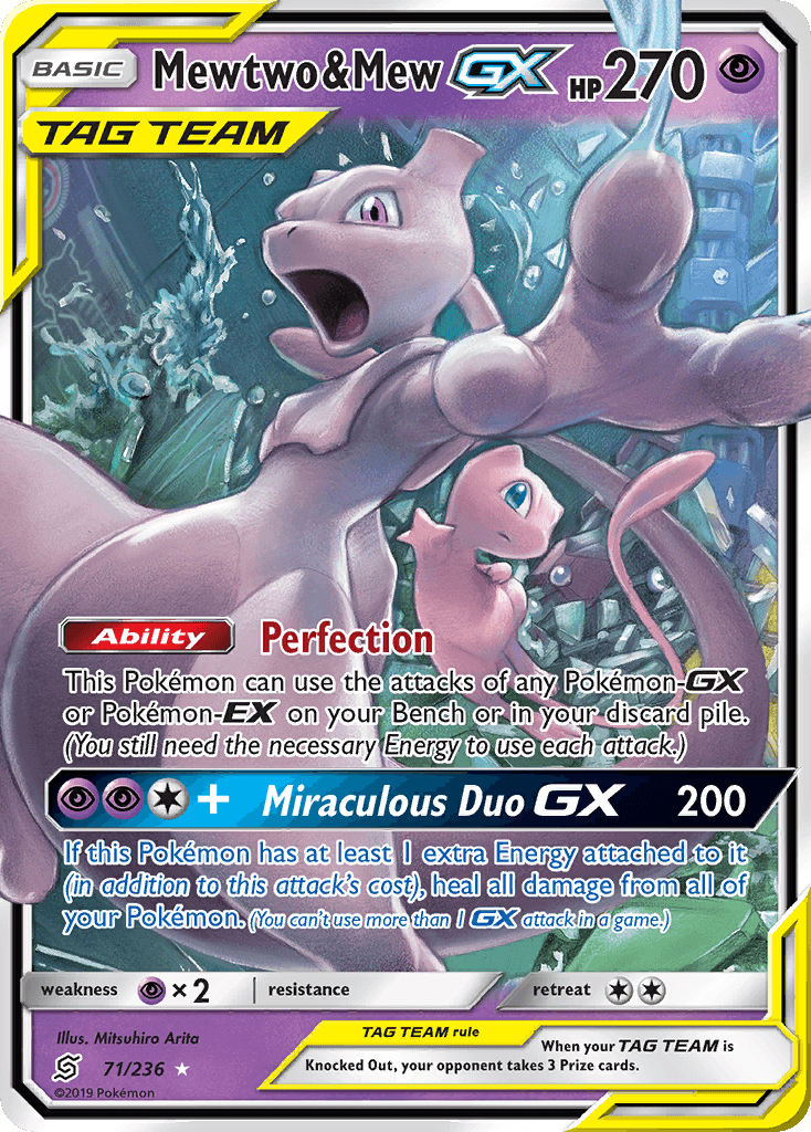 Mewtwo & Mew-GX Unified Minds