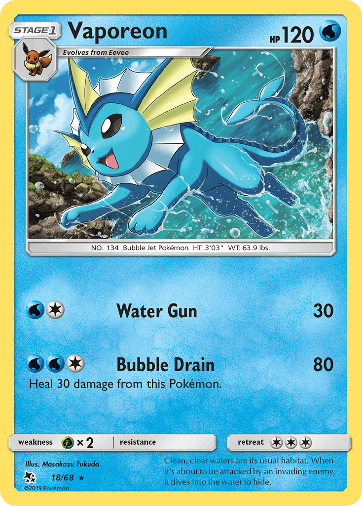Vaporeon Hidden Fates