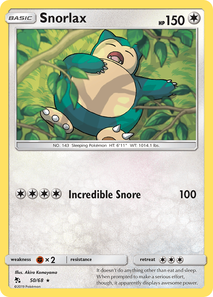 Snorlax Hidden Fates