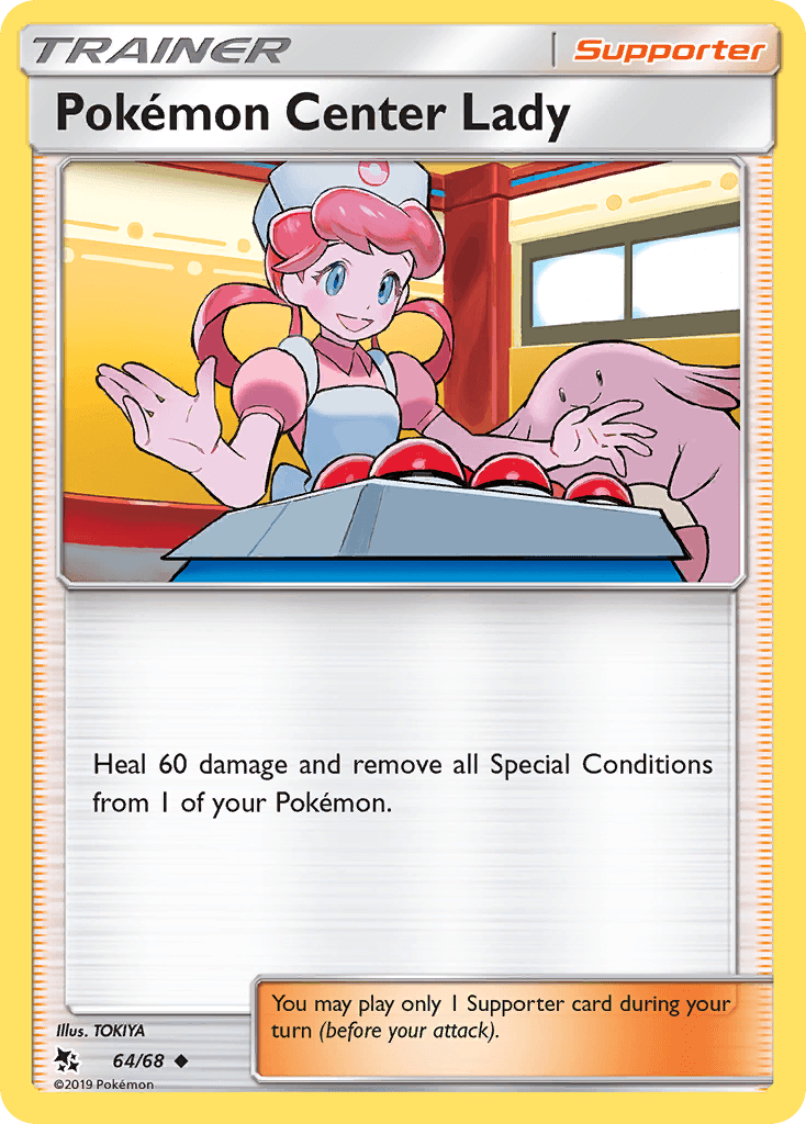 Pokémon Center Lady Hidden Fates