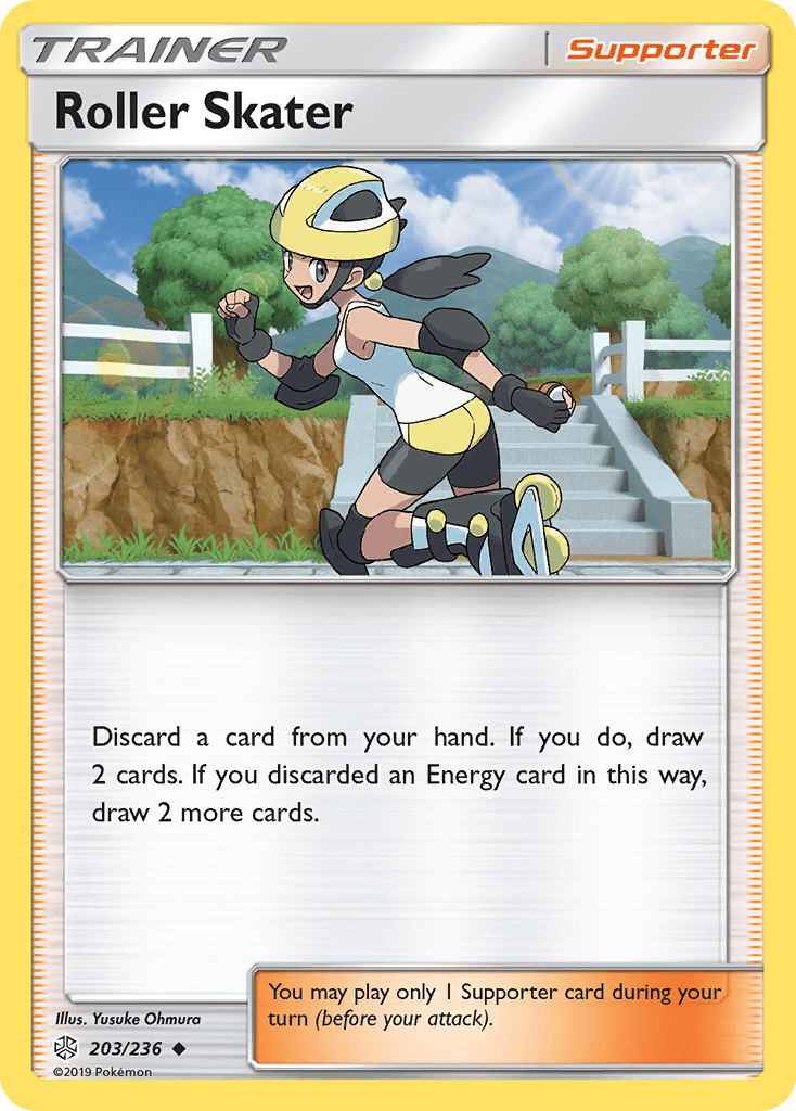 Roller Skater Cosmic Eclipse
