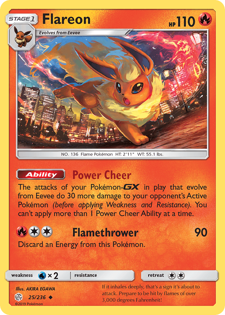 Flareon Cosmic Eclipse