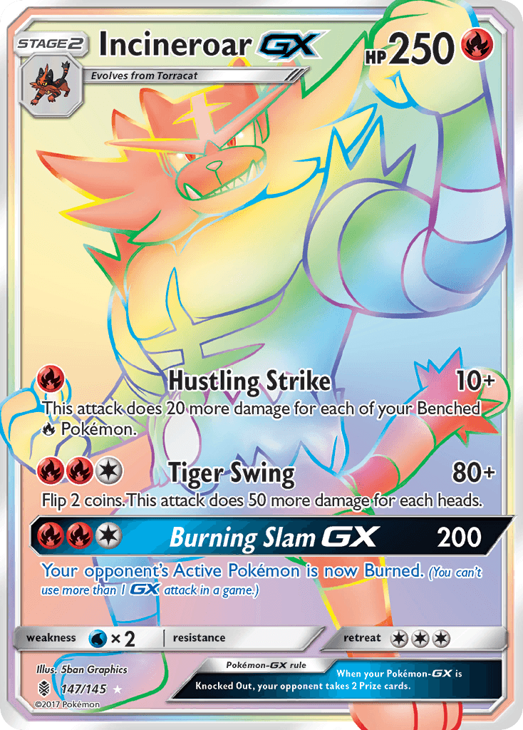 Incineroar-GX Guardians Rising