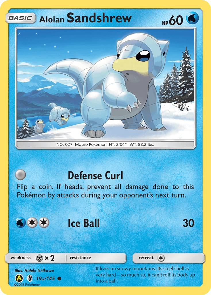 Alolan Sandshrew Guardians Rising