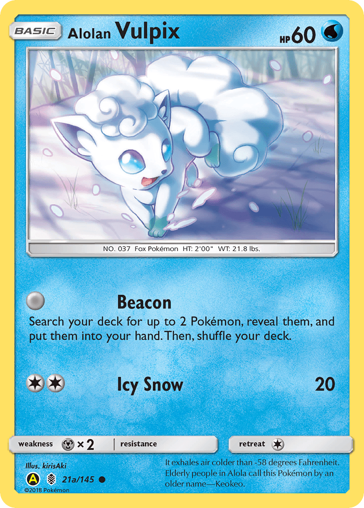 Alolan Vulpix Guardians Rising