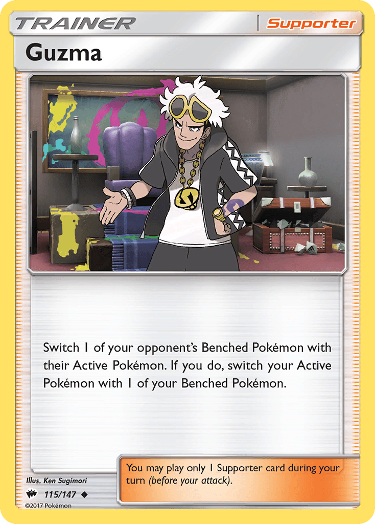 Guzma Burning Shadows