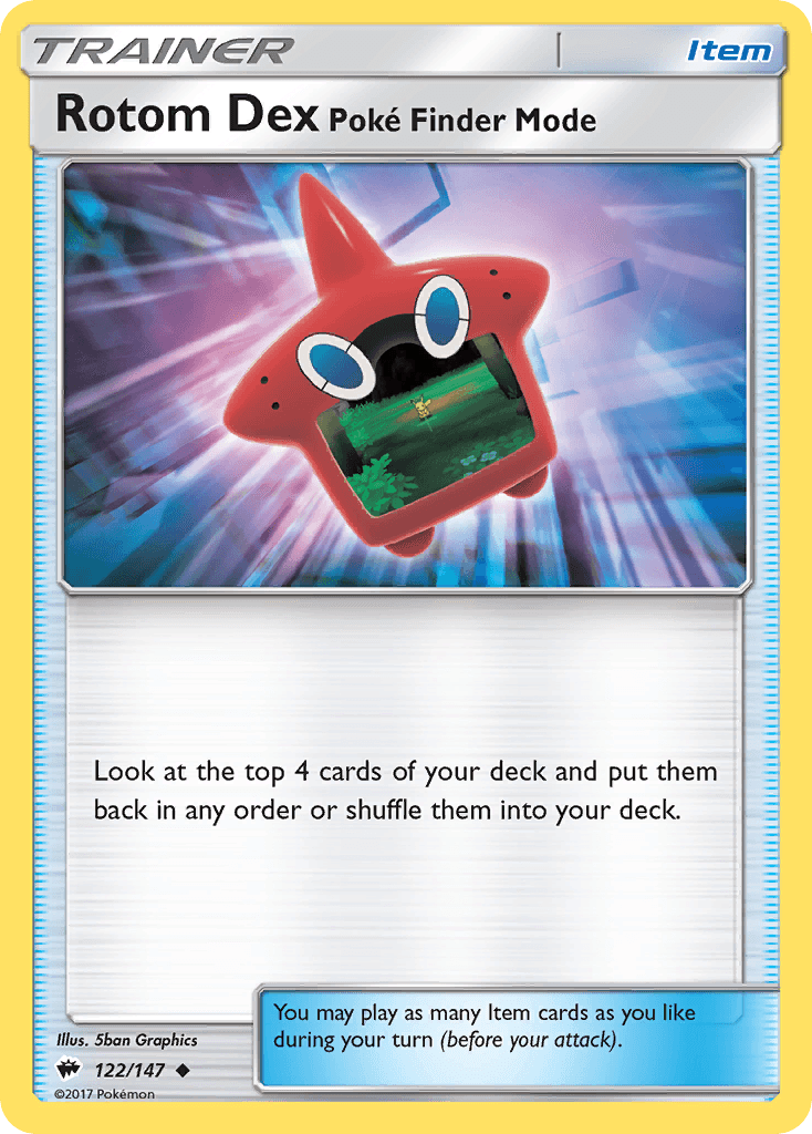 Rotom Dex Poké Finder Mode Burning Shadows