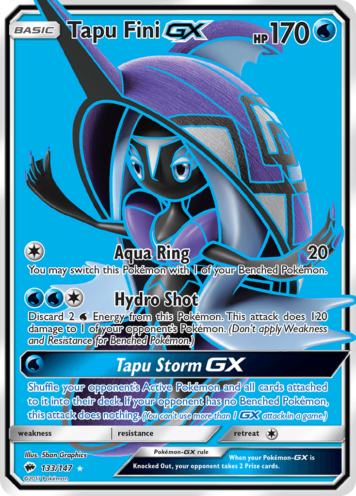 Tapu Fini-GX Burning Shadows