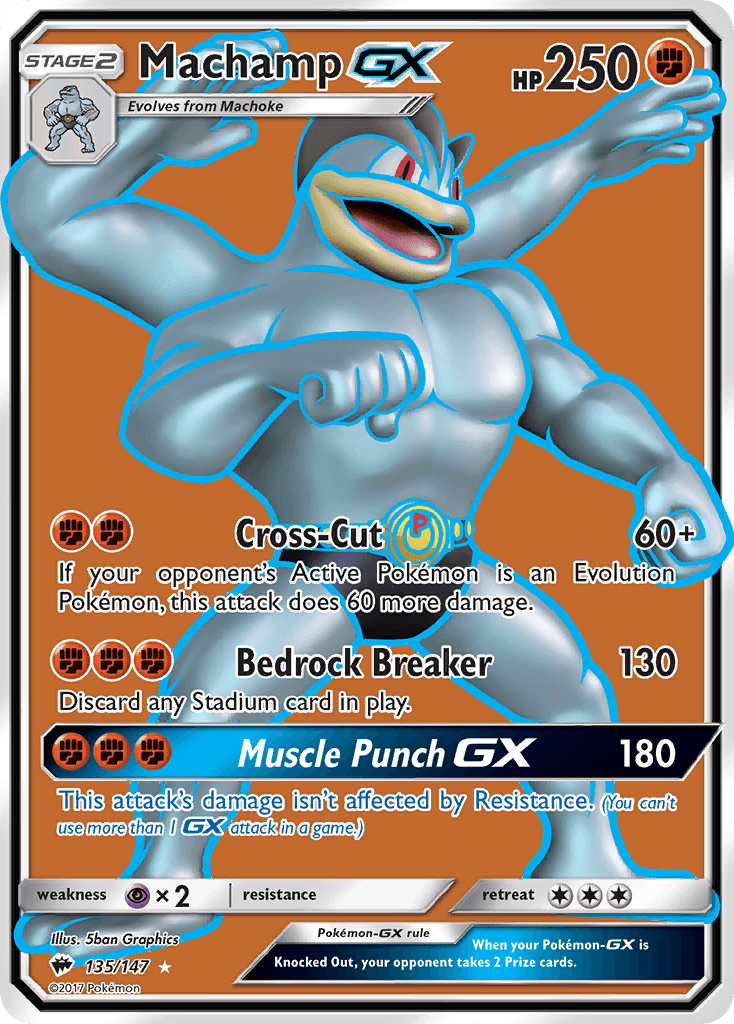 Machamp-GX Burning Shadows