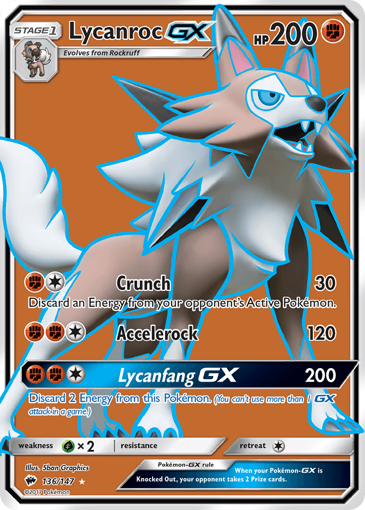 Lycanroc-GX Burning Shadows