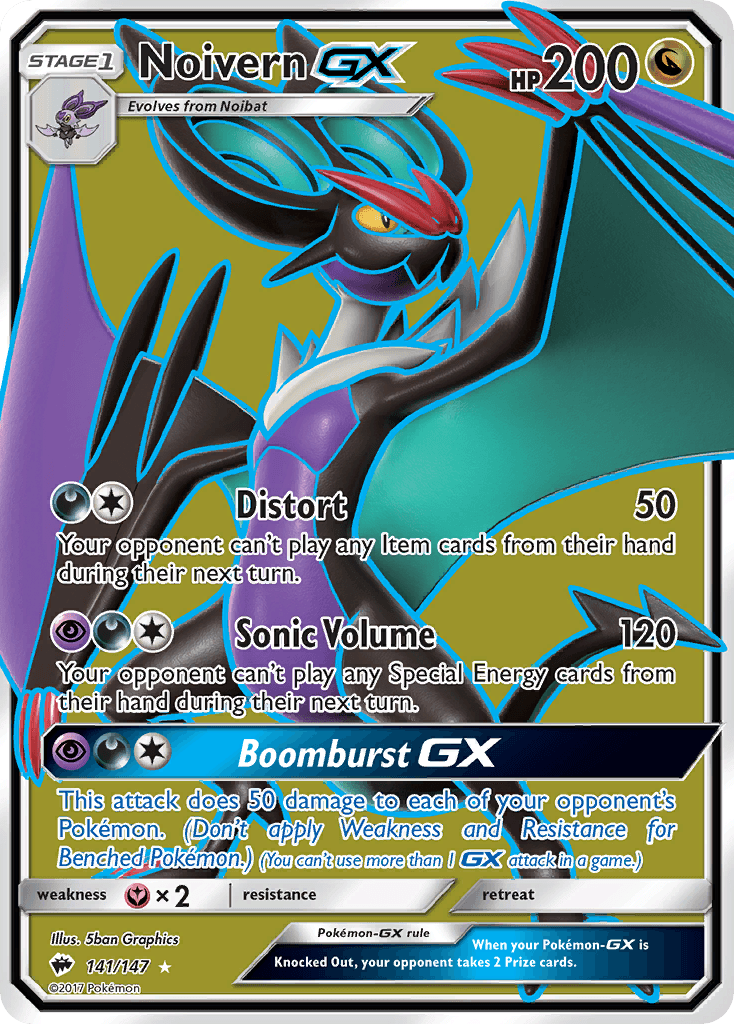 Noivern-GX Burning Shadows