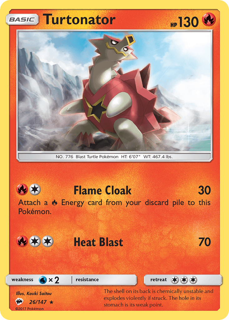 Turtonator Burning Shadows