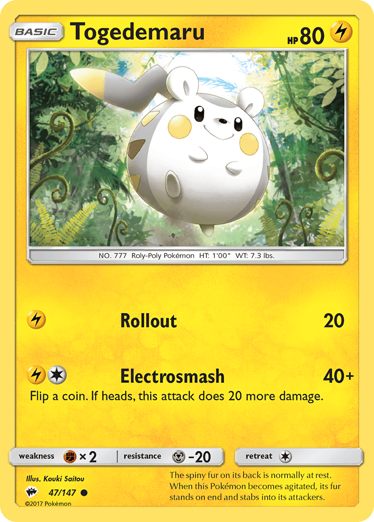 Togedemaru Burning Shadows