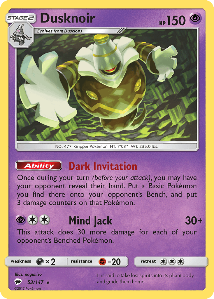 Dusknoir Burning Shadows