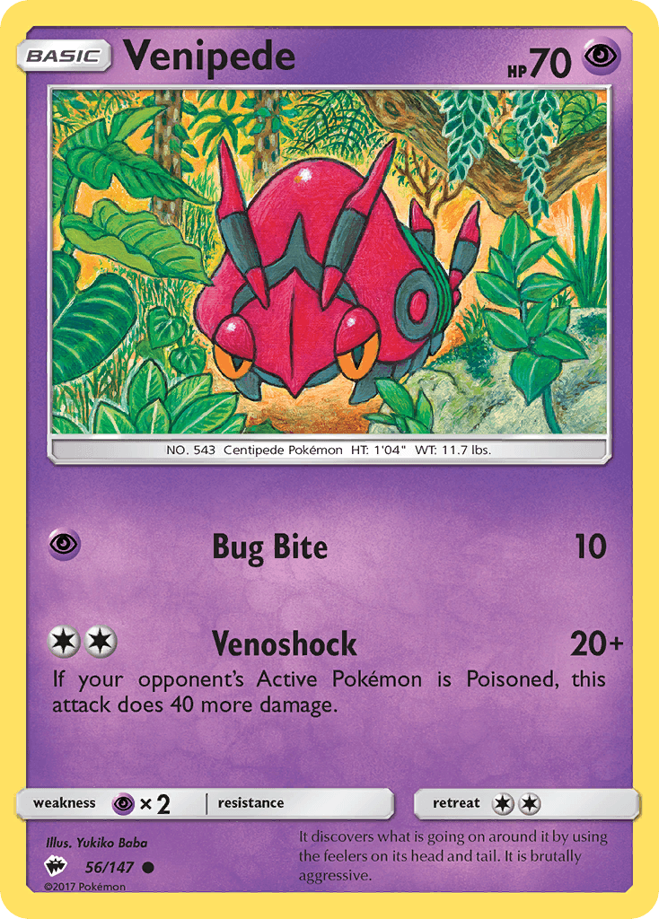 Venipede Burning Shadows