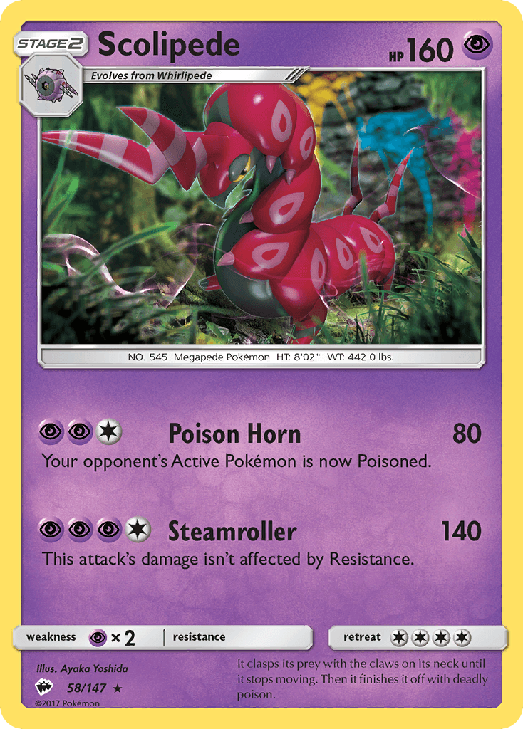 Scolipede Burning Shadows
