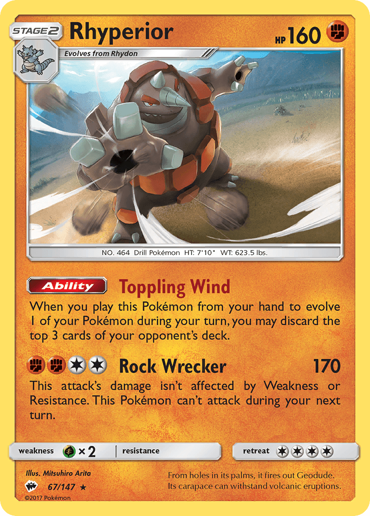 Rhyperior Burning Shadows