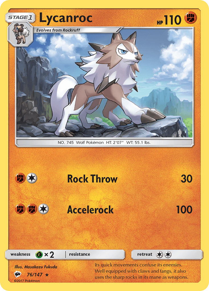 Lycanroc Burning Shadows