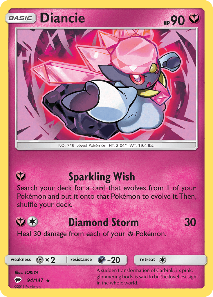Diancie Burning Shadows