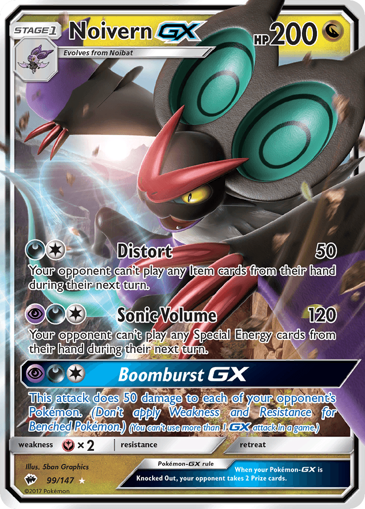 Noivern-GX Burning Shadows