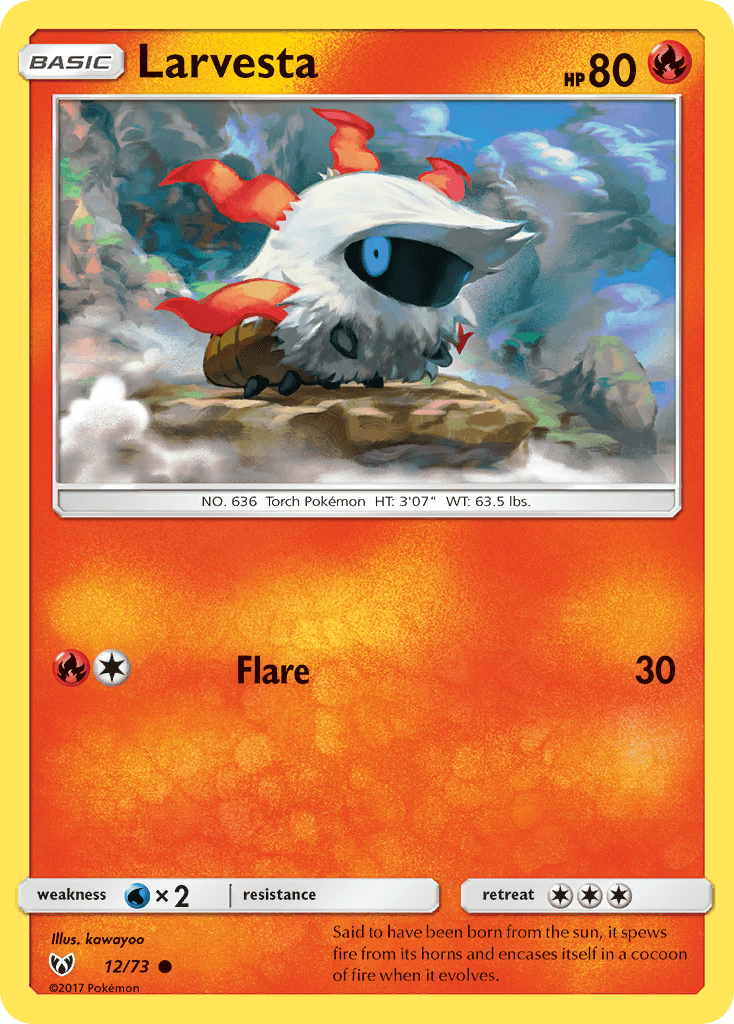 Larvesta Shining Legends