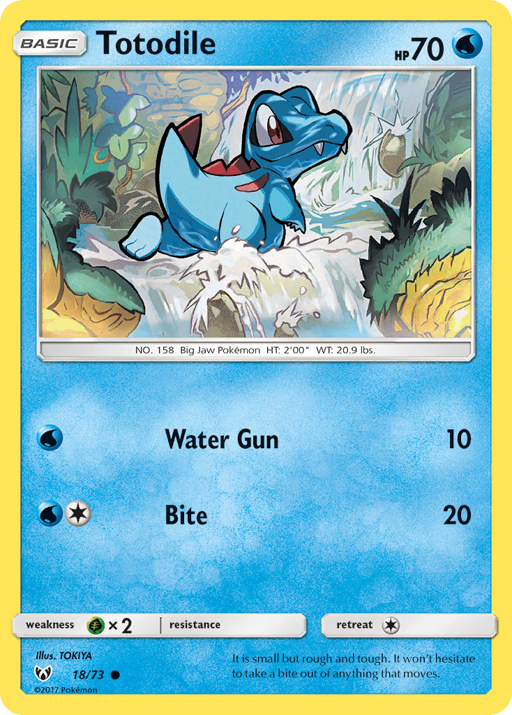 Totodile Shining Legends