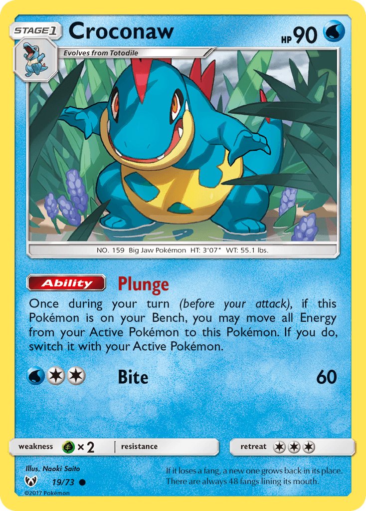 Croconaw Shining Legends