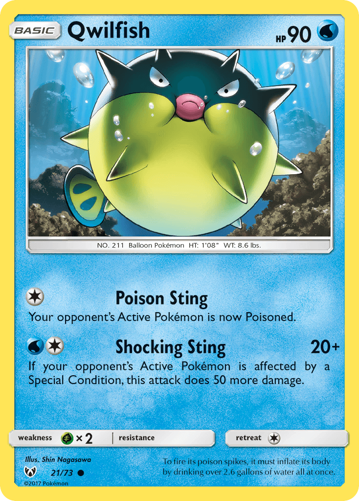 Qwilfish Shining Legends