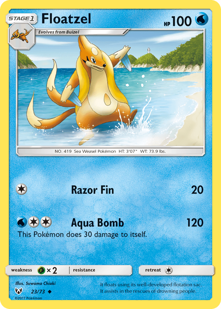 Floatzel Shining Legends
