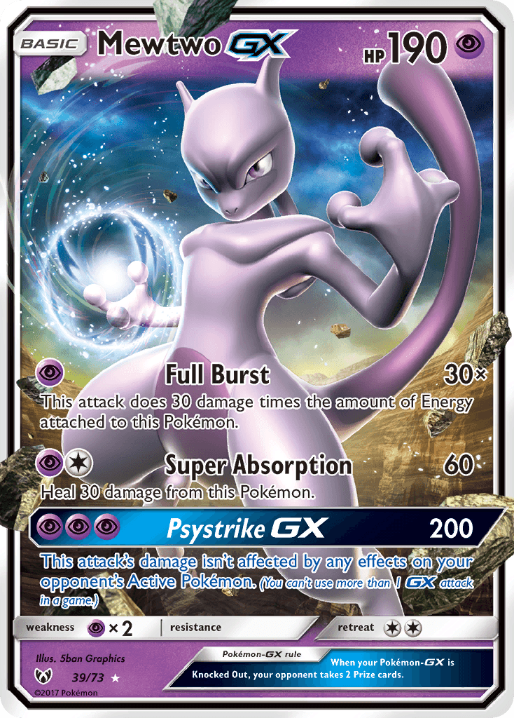 Mewtwo-GX Shining Legends