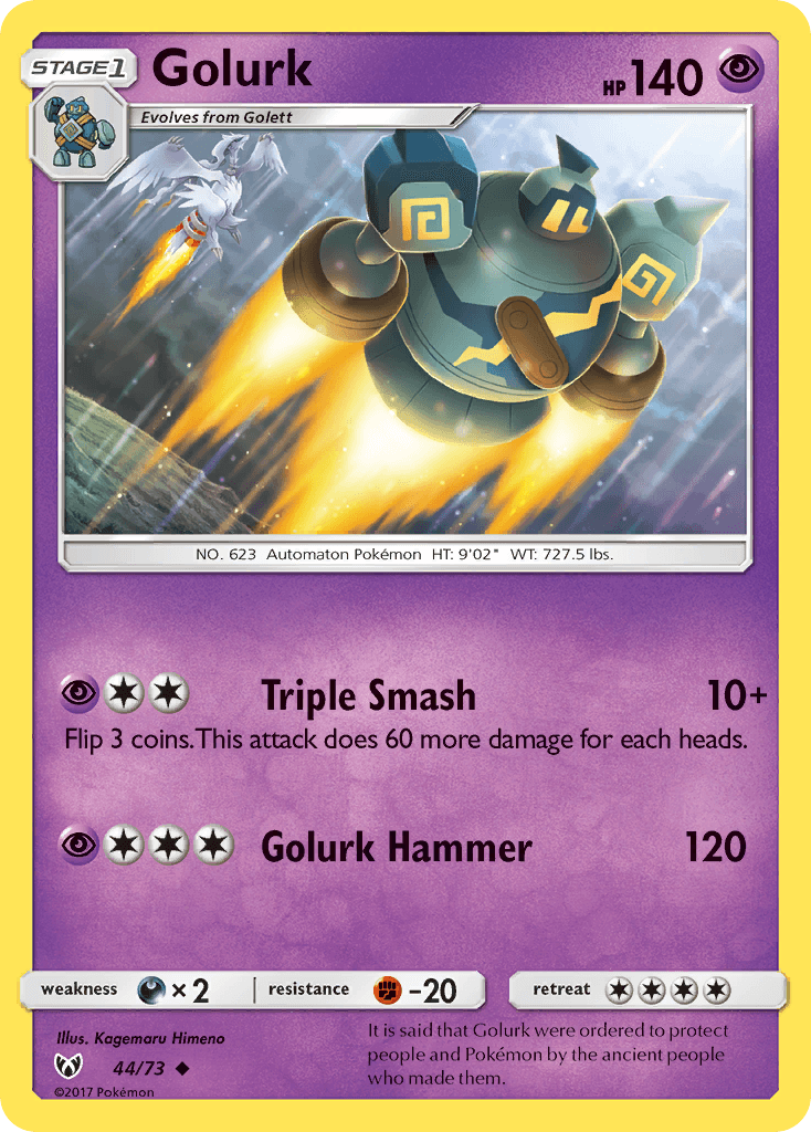 Golurk Shining Legends