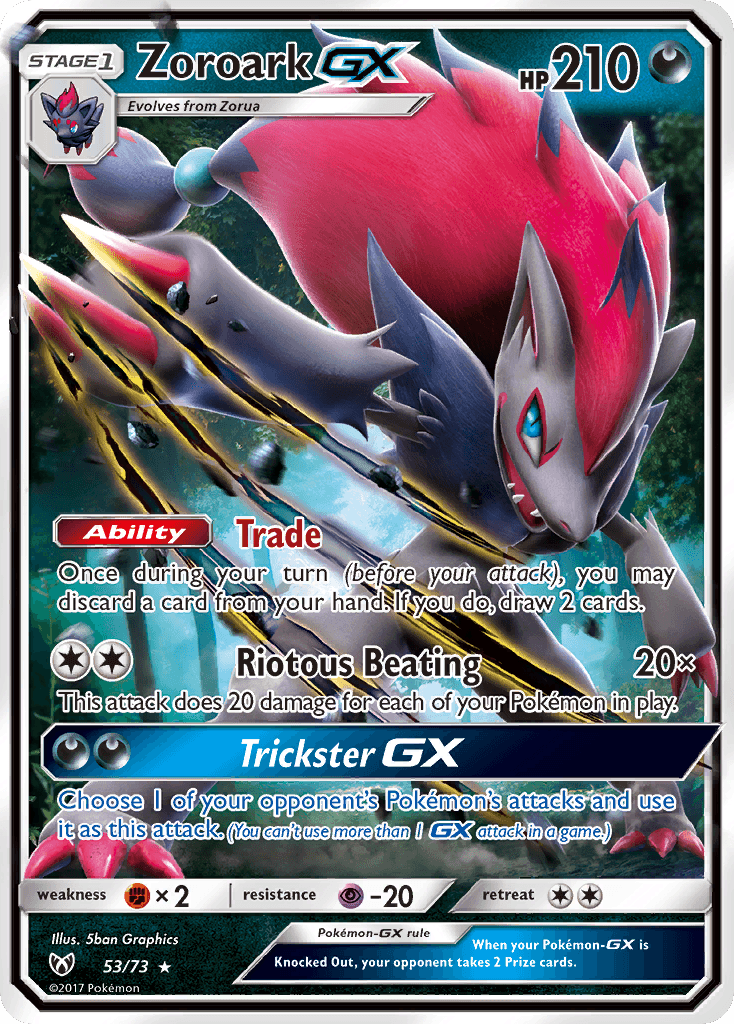 Zoroark-GX Shining Legends