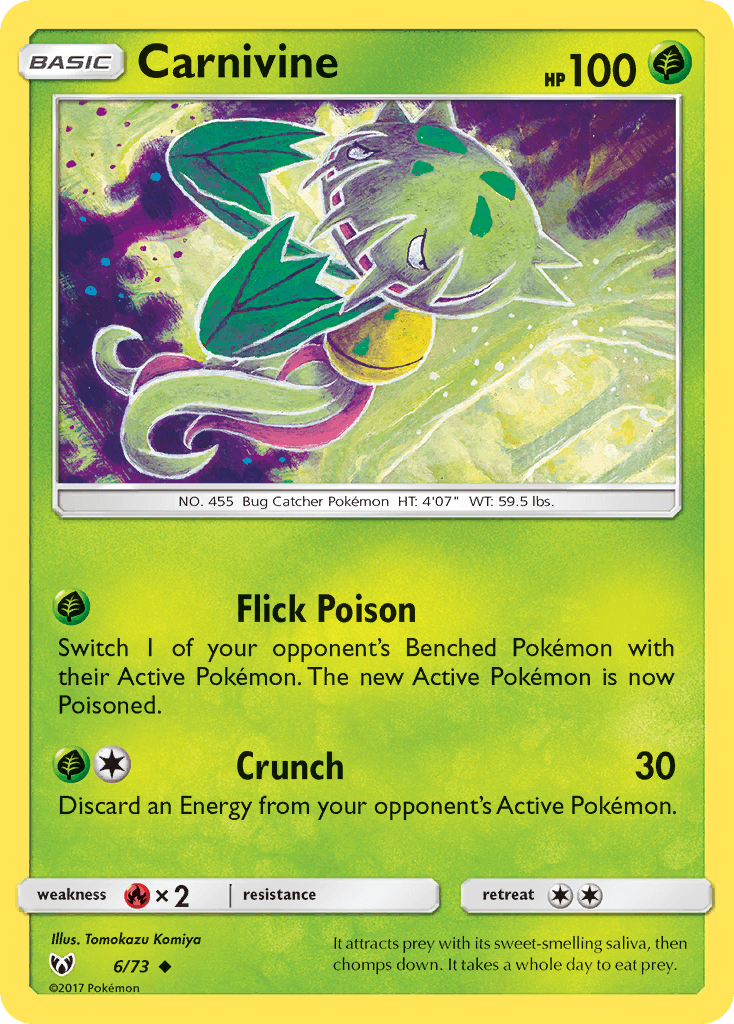 Carnivine Shining Legends