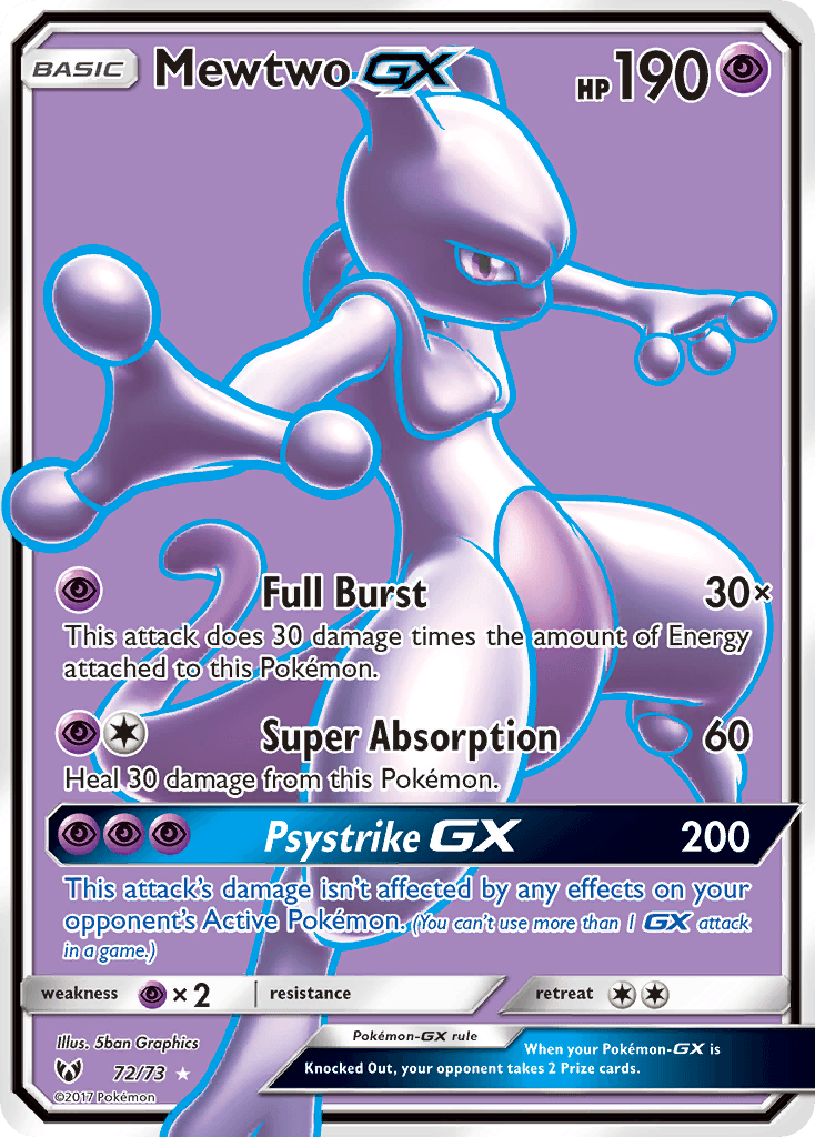 Mewtwo-GX Shining Legends