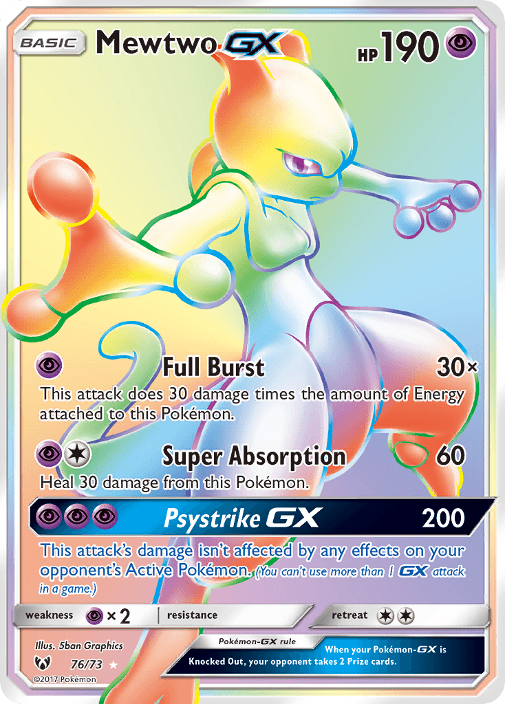 Mewtwo-GX Shining Legends