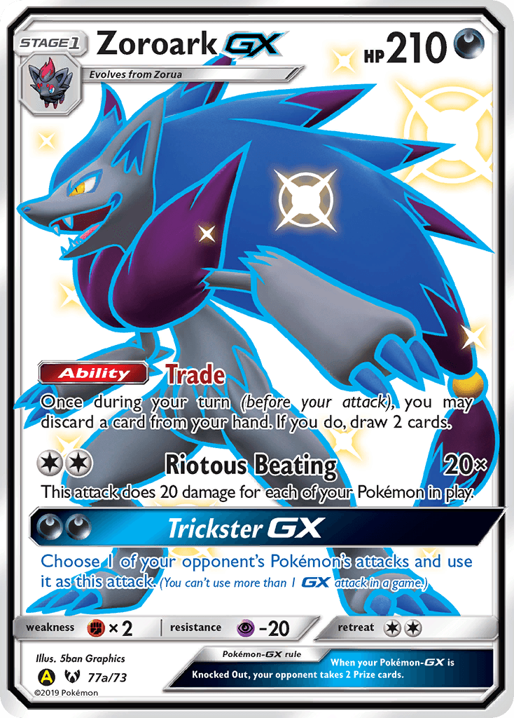 Zoroark-GX Shining Legends