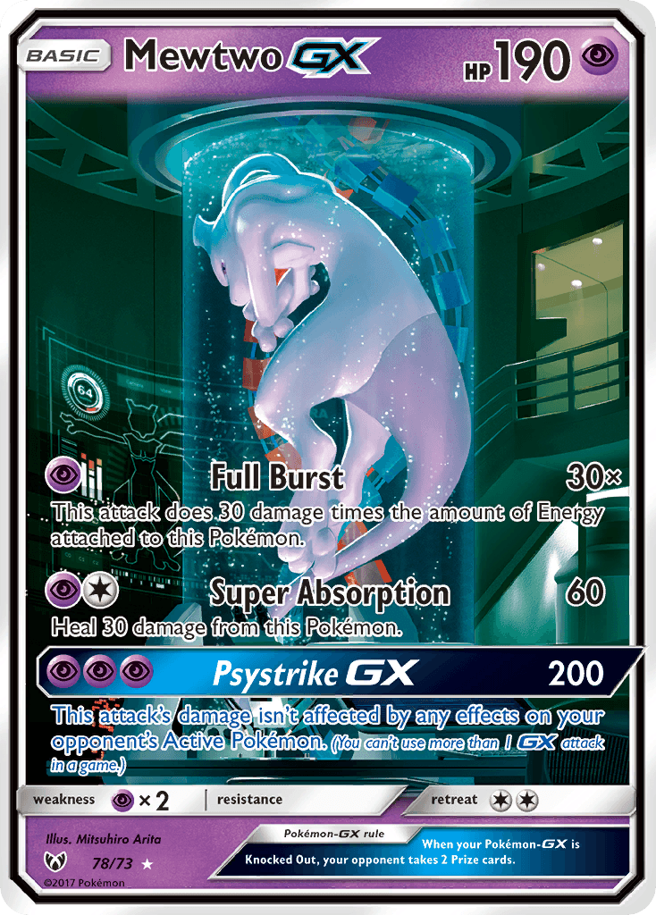 Mewtwo-GX Shining Legends