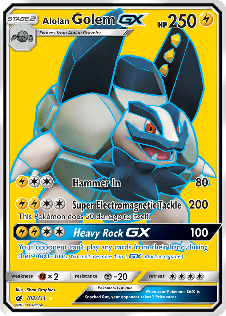 Alolan Golem-GX Crimson Invasion