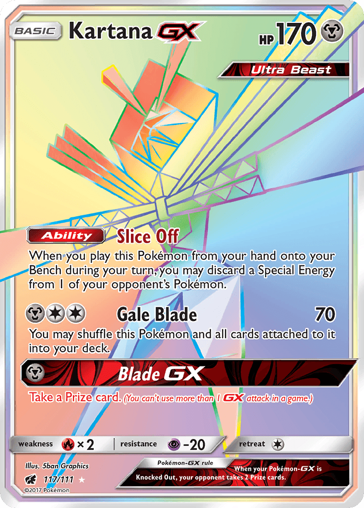 Kartana-GX Crimson Invasion