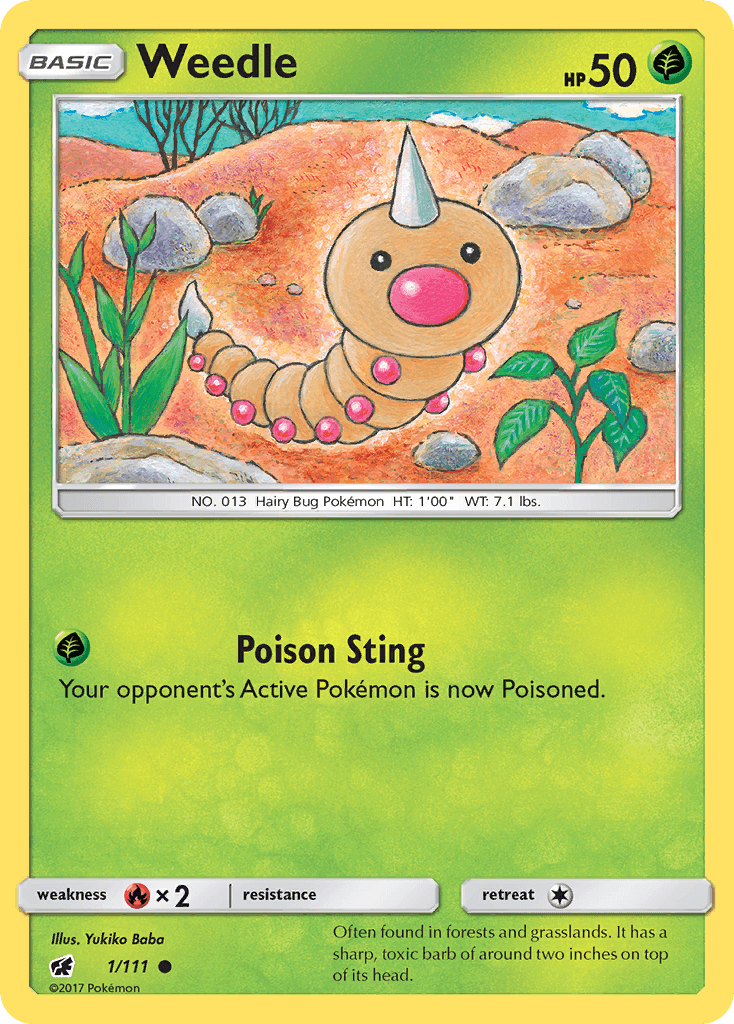 Weedle Crimson Invasion