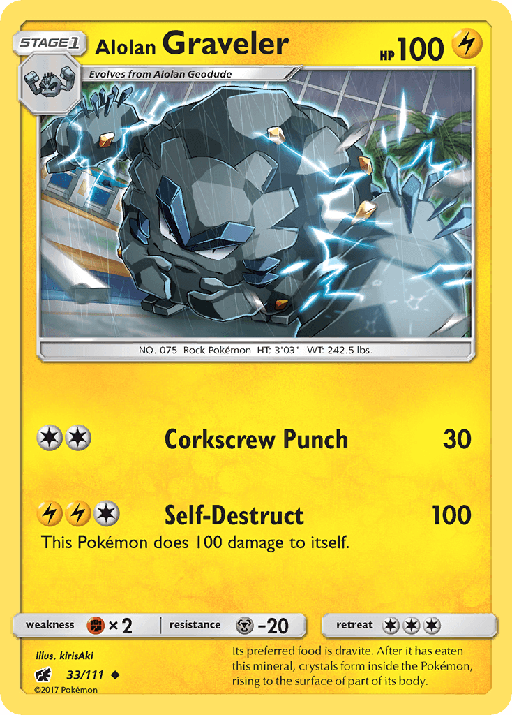 Alolan Graveler Crimson Invasion