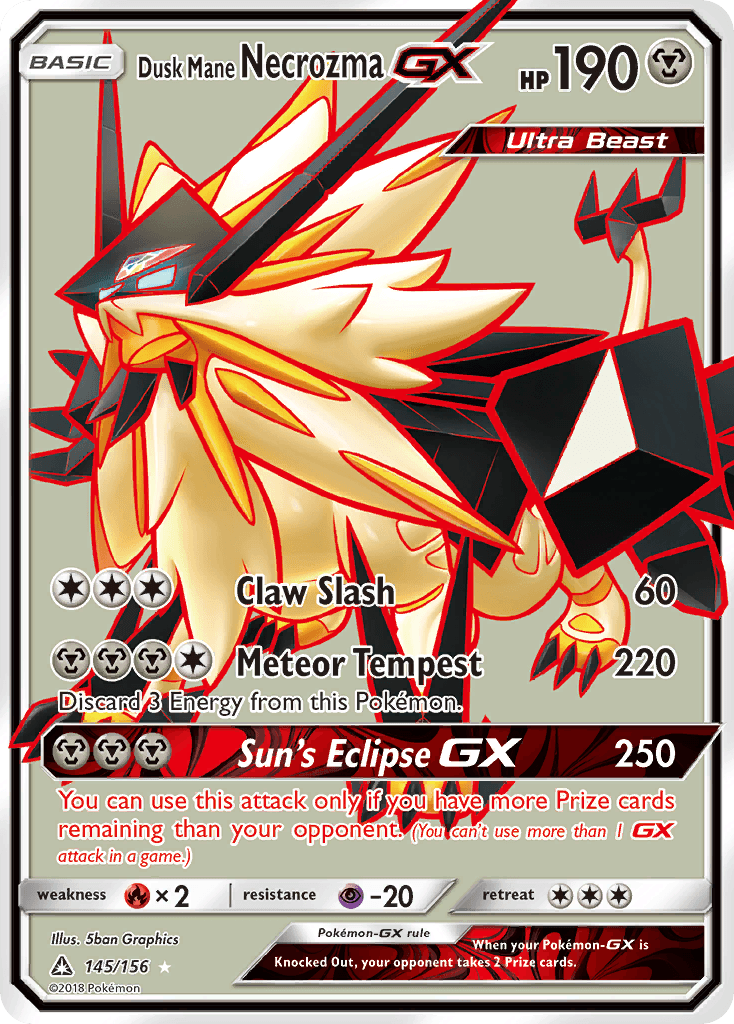 Dusk Mane Necrozma-GX Ultra Prism