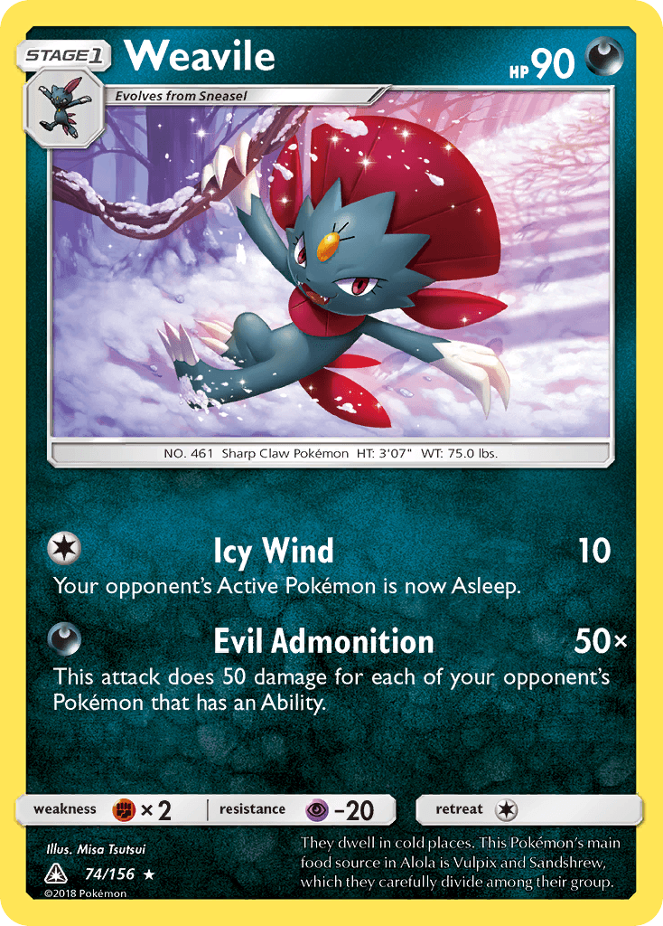 Weavile Ultra Prism